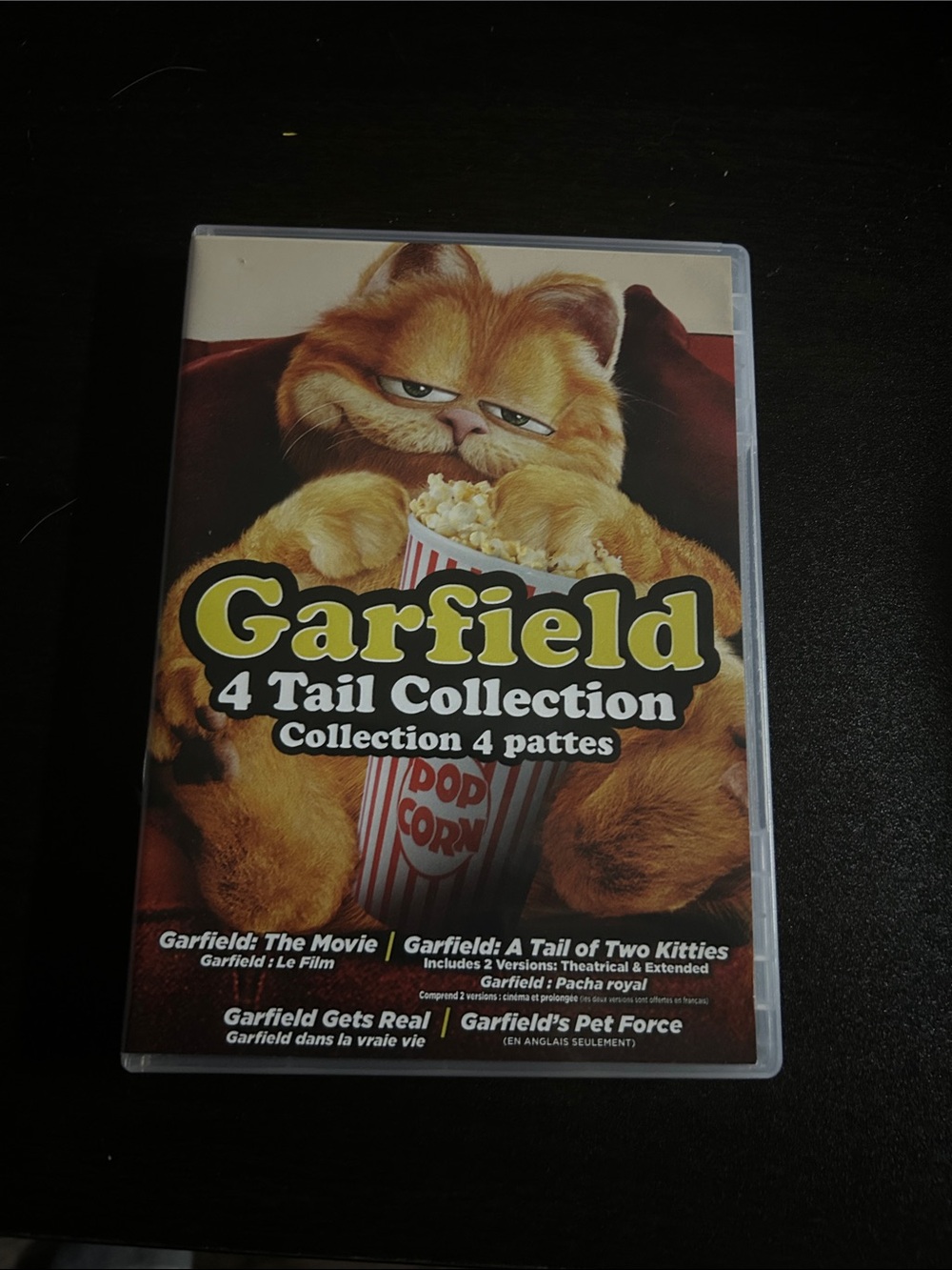 Garfield 4 Tail Collection DVD - Orange Cat
